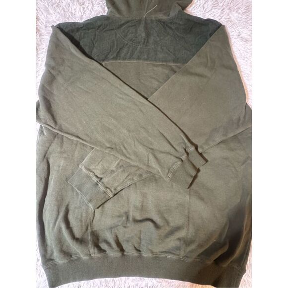 Weekendz off long sleeve full zip with hoodie moss sweater L - Picture 8 of 8